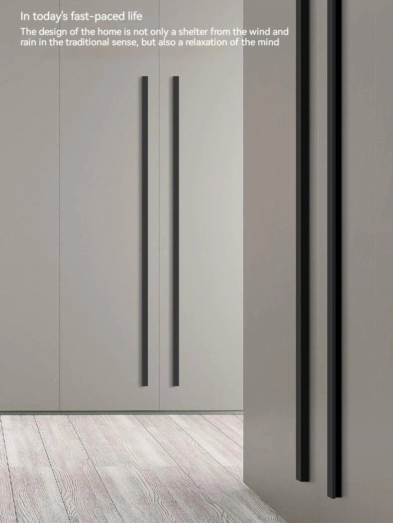 Modern Long Cabinet Door Handles 700-1200mm Brushed Gold Silver T Bar Aluminum Cupboard Pulls Drawer Knob Furniture Hardware