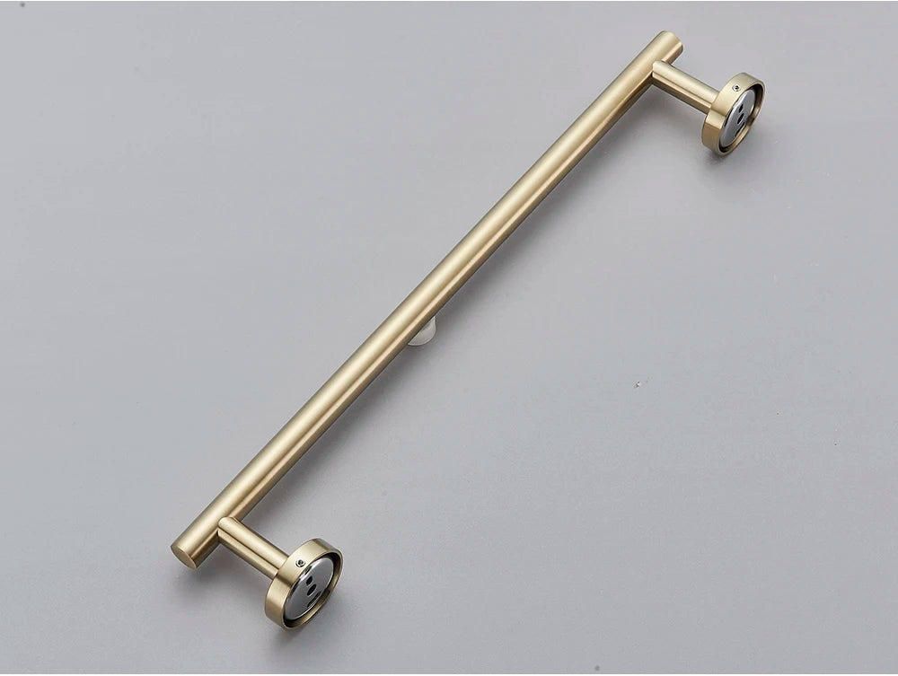 Brushed Gold Bathroom Accessories Towel Bar Bath Robe Hook Bathroom Hardware Set Shelf for Towels Paper Tissue Holder