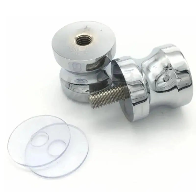 Aluminum Alloy Glass Door Handle – Back-to-Back Knob Puller For Shower Cabinets, Bathroom & Home Hardware Installation 