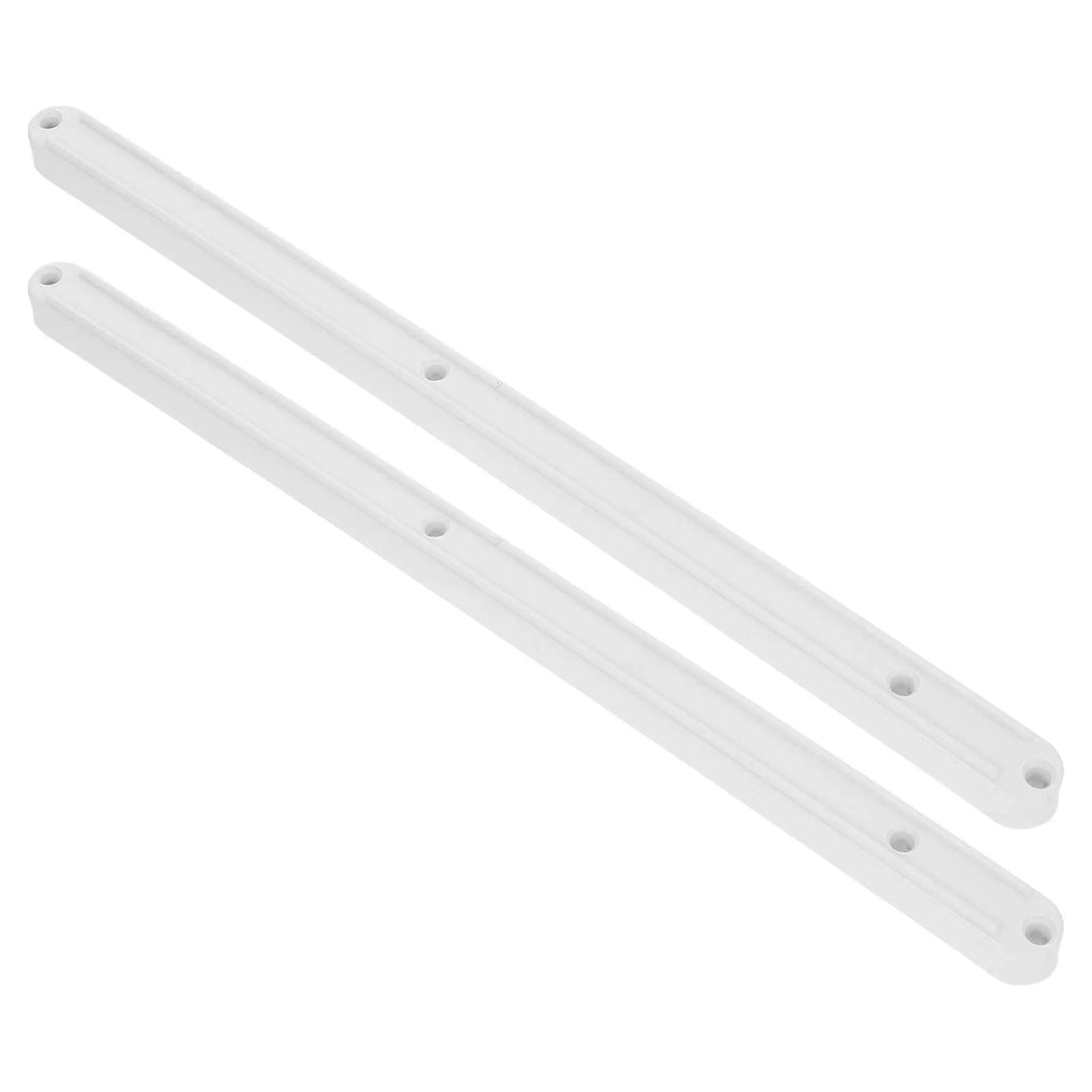 2pcs Guide Rail Drawer Plastic Slide Wardrobe Runner Cabinet SSlidesrage Box Slide Rail Telescopic Track For Cupboard Locker