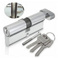 Door Lock Cylinder With 3 Keys Entrance Aluminum Door Lock Home Security Interior Bedroom Lock Cylinder