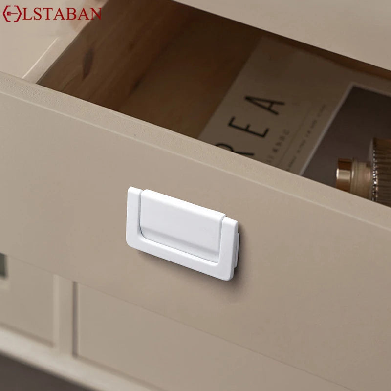 Modern Simple White Long Cabinet Handle Kitchen Cupboard Furniture Length Door Handle  Wardrobe Closet Hardware Drawer Pull Knob