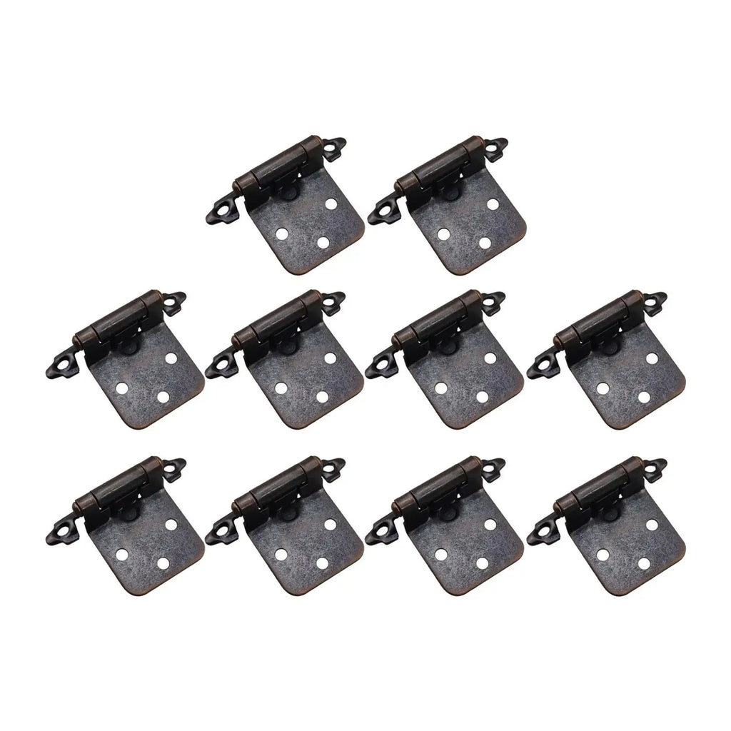 10Pcs Closing Hinges Cupboard Hinges Furniture Hardware Accessories Spring Hinges Easy to Install Cabinet Door Hinges