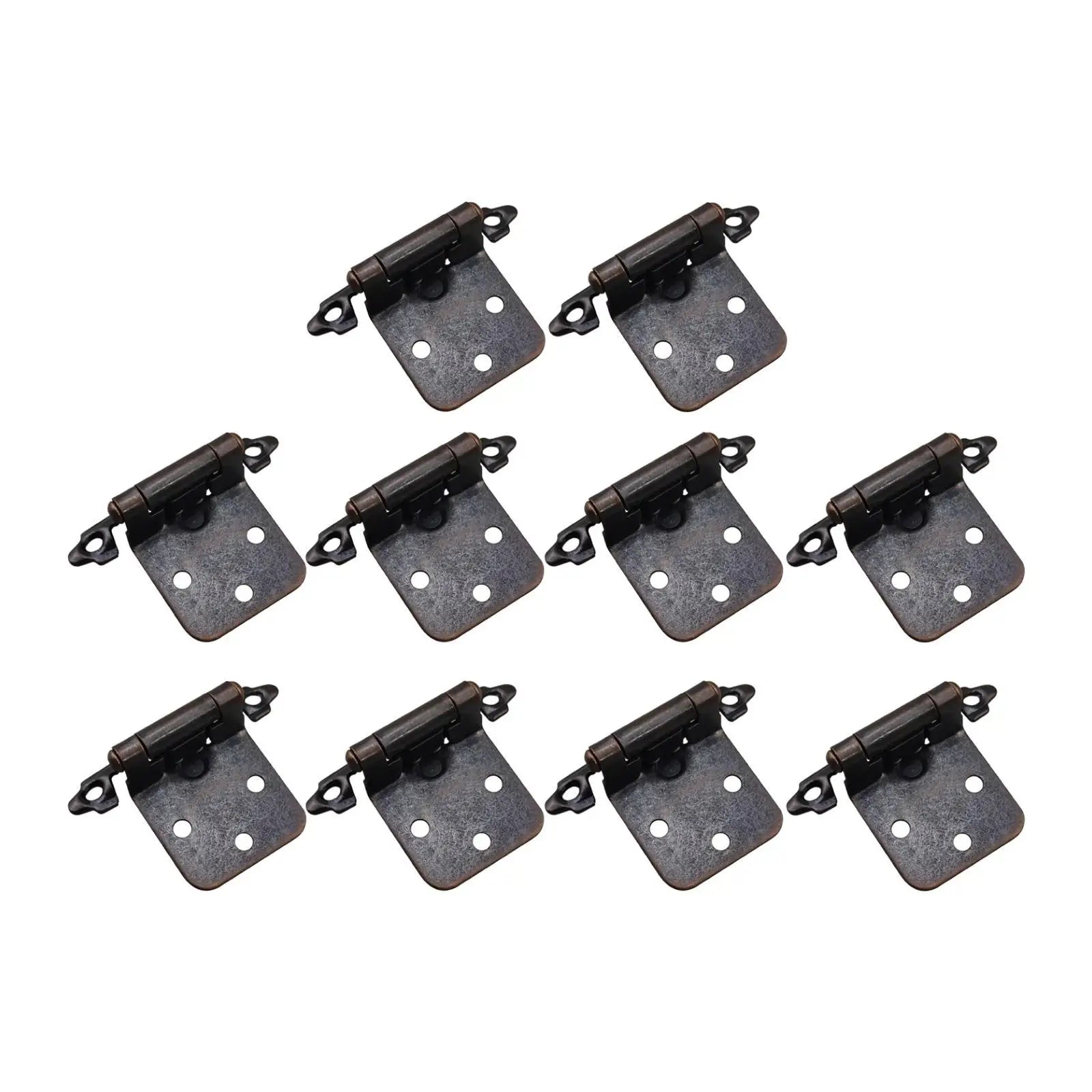 10Pcs Closing Hinges Cupboard Hinges Furniture Hardware Accessories Spring Hinges Easy to Install Cabinet Door Hinges