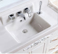 Deck/Wall Mounted Bathroom Bathtub Faucet Set with Handheld Shower Head 4 Holes Widespread Basin Tub Faucet Cold Hot Mixer Tap