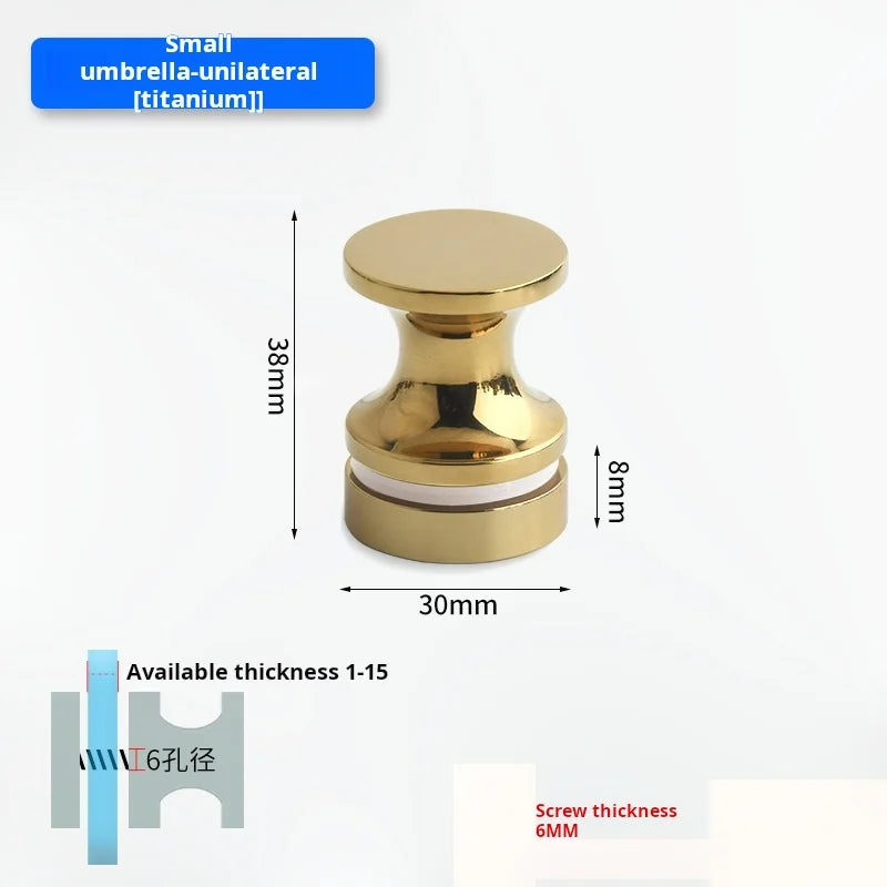 Glass Door Handle Bathroom Door Shower Door Handle Sliding Door Display Cabinet Wine Cabinet Barn Door Single Hole Round Knob
