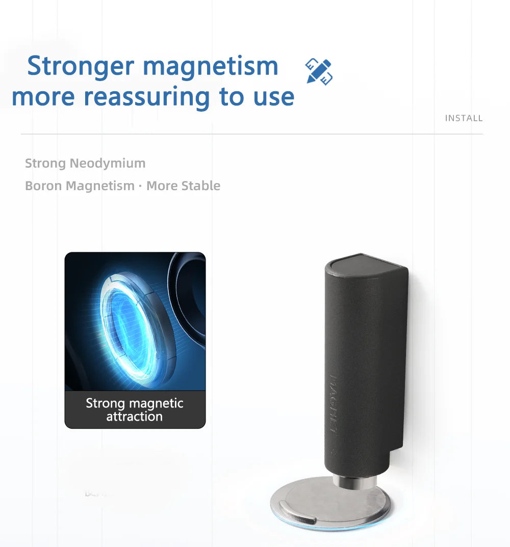 Magnetic door stopper, wall protector, bumper, door stopper, door seat, home decoration, hidden door stopper furniture hardware