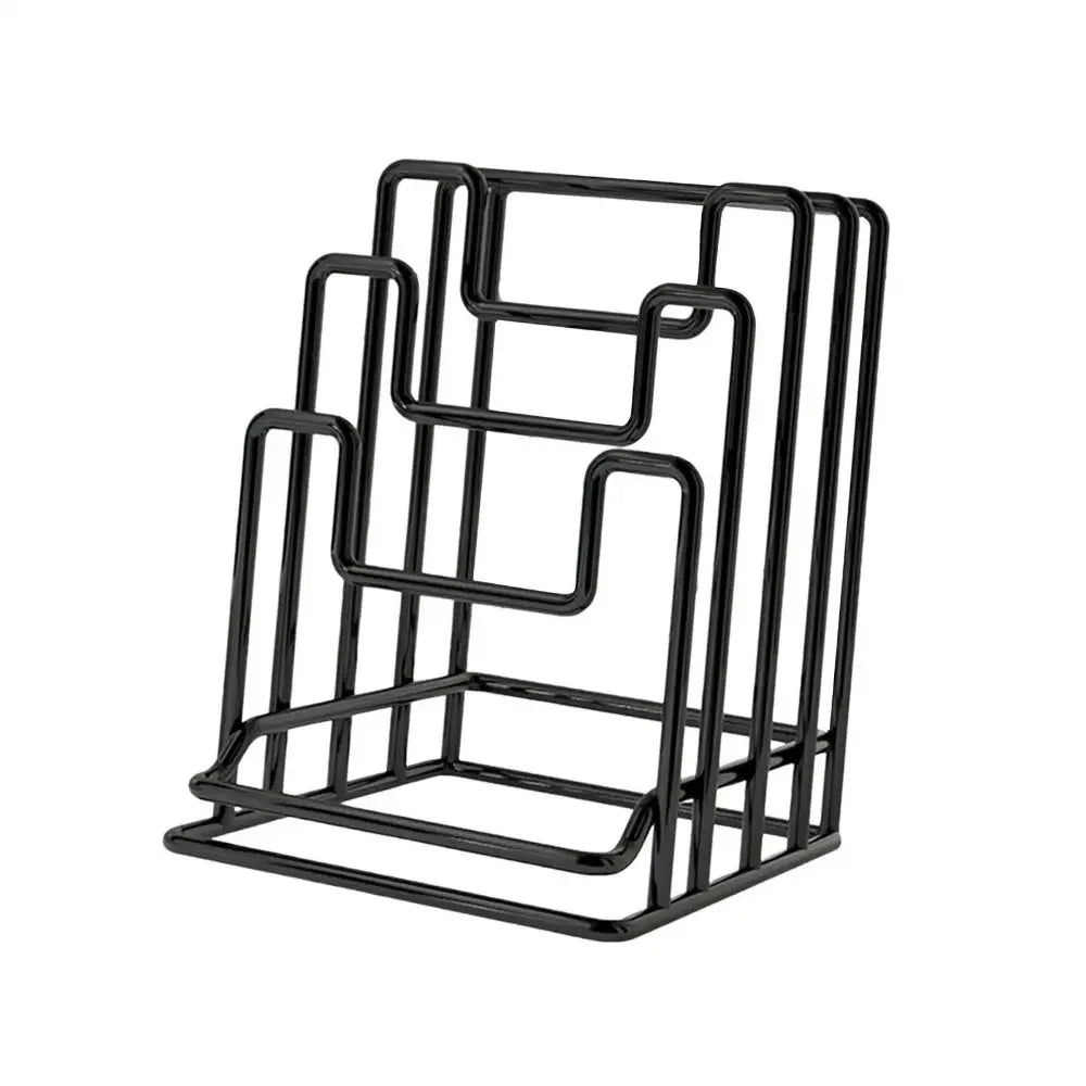 Cutting Board Holder Rack Chopping Board Organizer Stand Pots Pan Lids Rack for Plates Cabinet Restaurant Home Kitchen