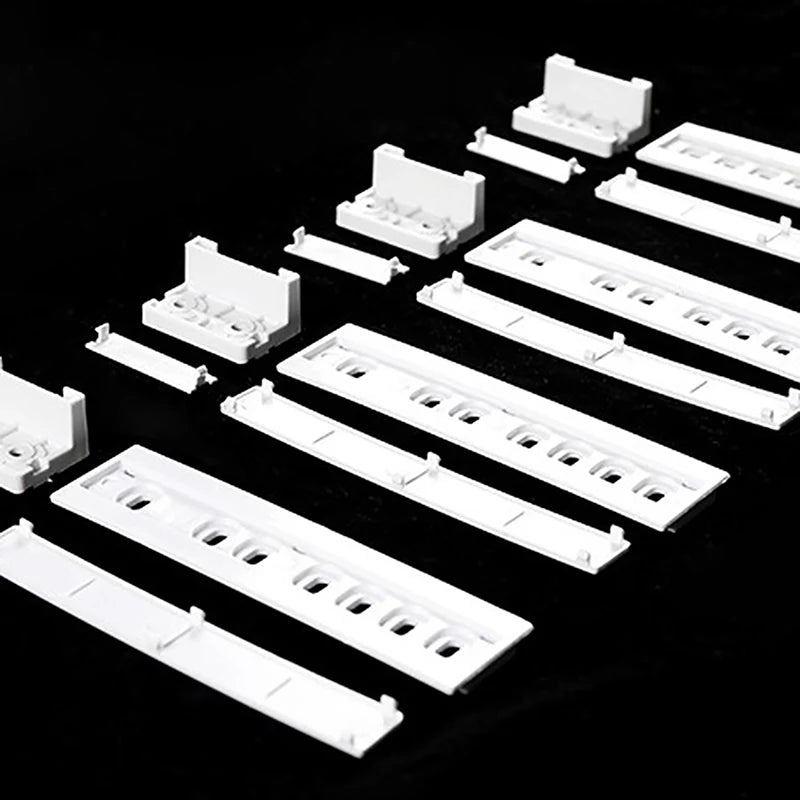 Refrigerator Slide Rail 1Set Embedded Fridge Door Mounting Kit Sliding Guide Rail With Installation Tool For Easy Movement