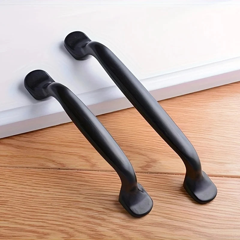 4pcs Black Handles For Furniture, Cabinet Knobs And Handles, Kitchen Handles, Drawer Knobs Cabinet Pulls, Cupboard Handles Knobs