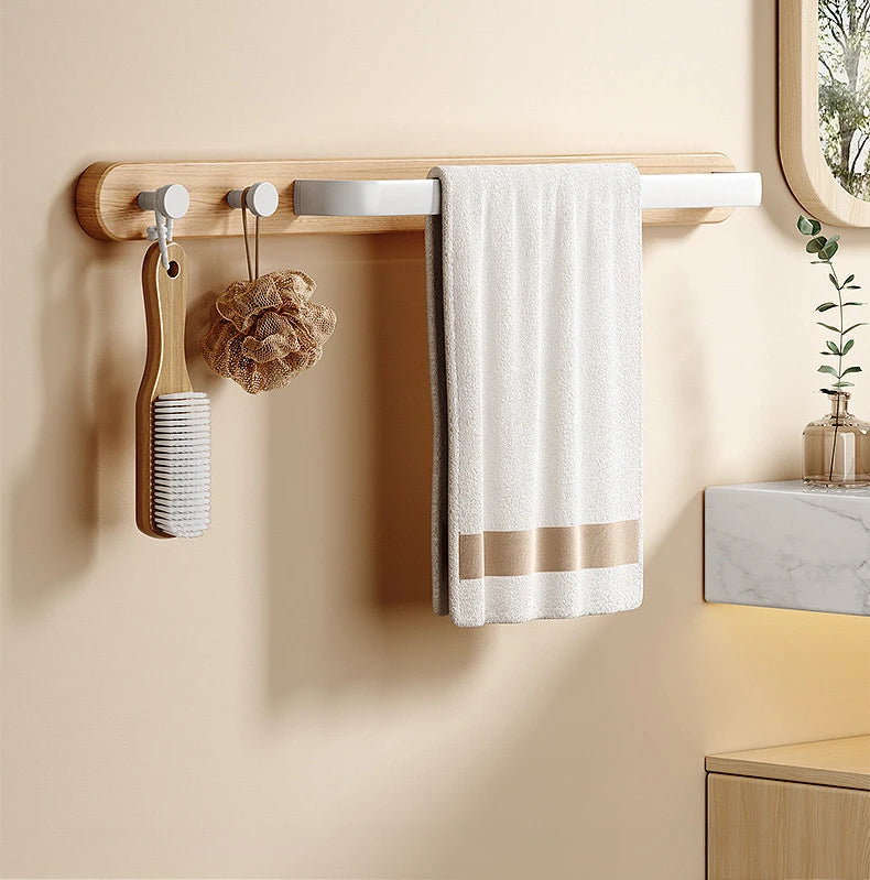 Bathroom Towel Holder  Wall Mounted Towel Rack Shower Room Holder Towel Bar Hanger Toilet shelf Bathroom Accessories