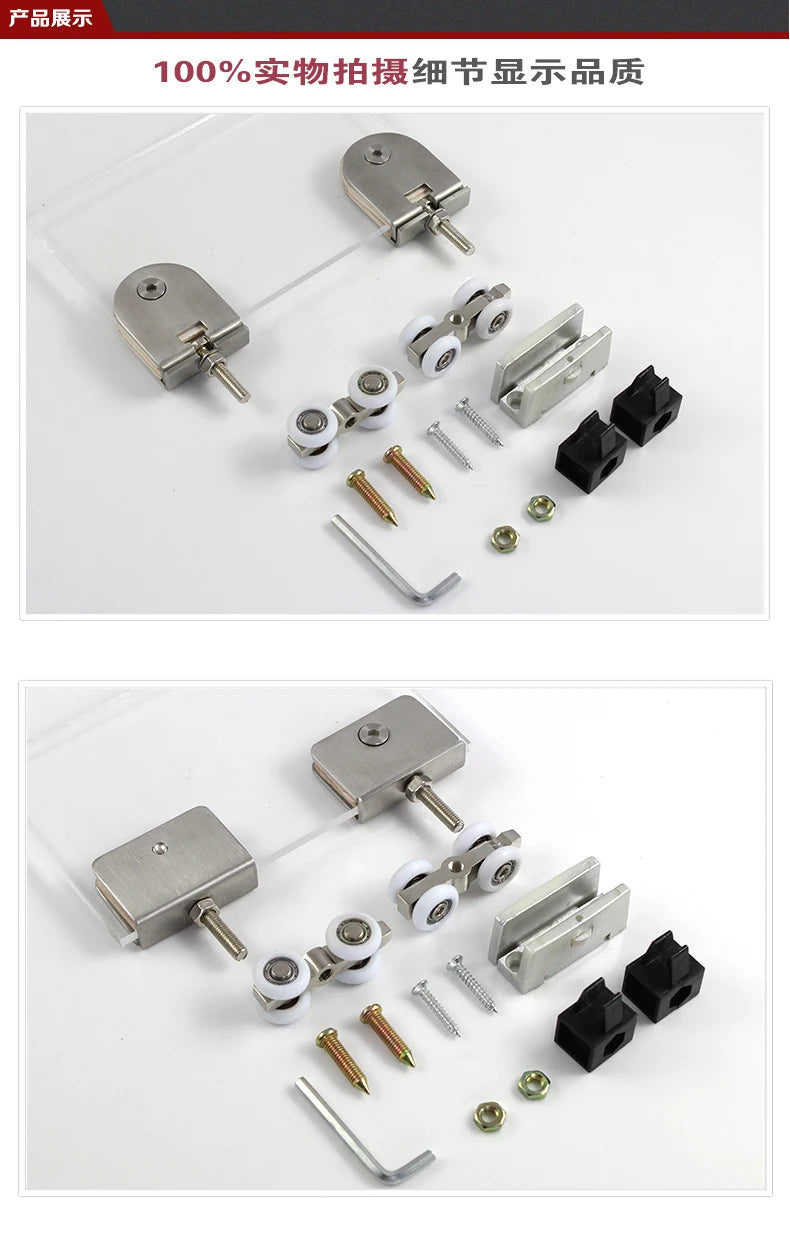 sliding door track hanging rail glass door guide mute push and pull door hanger rail Solid wood doors bathroom fold hanging door