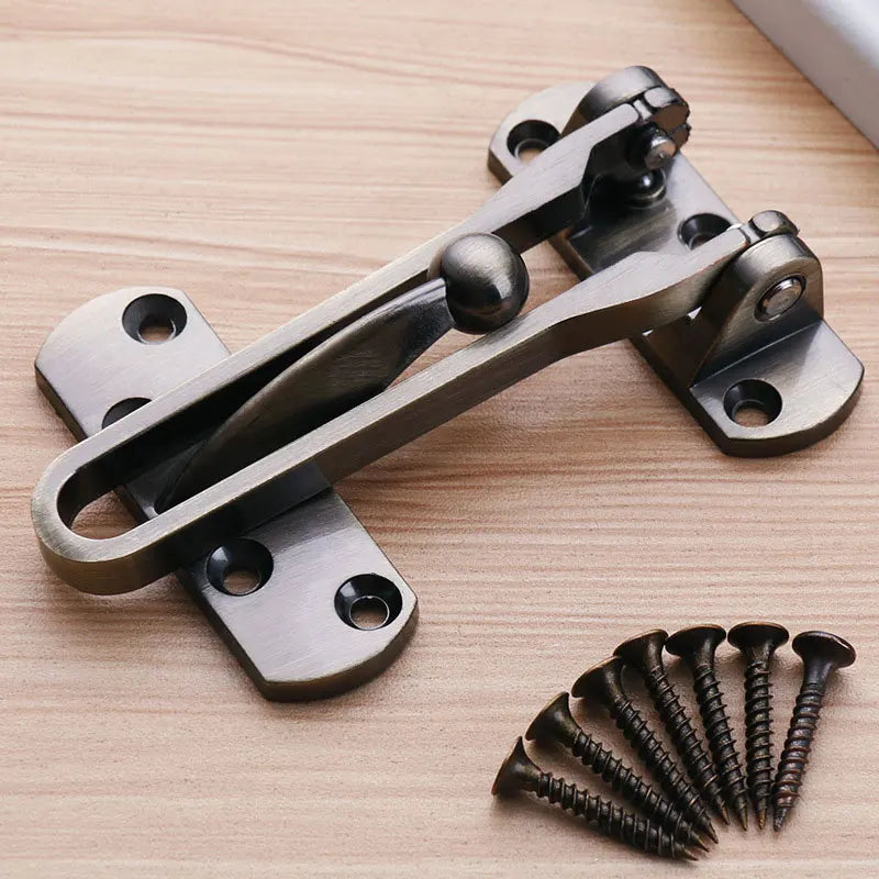 Door Bolt Home Anti-theft Room Door Bar Door Lock Latch for Home &amp,Hotel Security Door Chain Lock U Swing Front Door