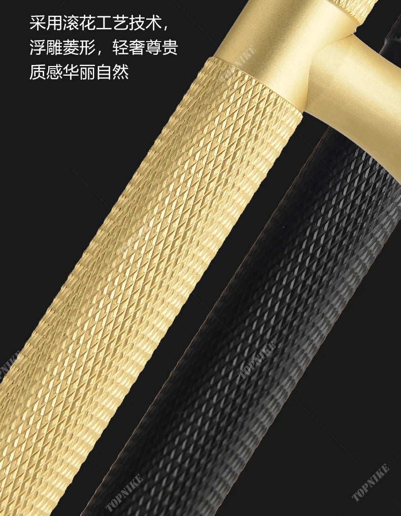 Simple Kitchen Cabinet Wardrobe Door Handles Drawer Knobs and Handles for Furniture Gold Black Knurled Nordic Style