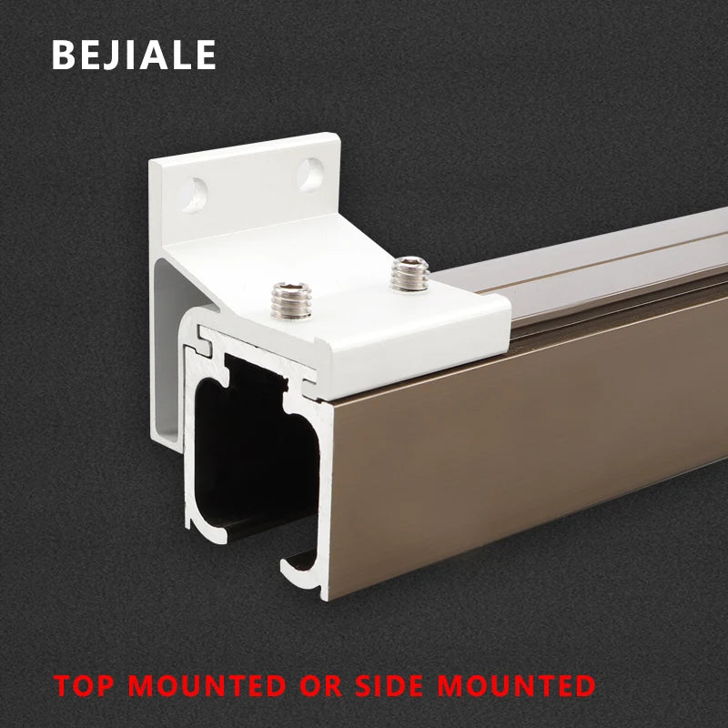 Sliding Door Track Slideway Solid Wood Folding Sliding Door Sliding Rail Hanging Rail Slow Lifting Wheel Hanging Door Guide Rail