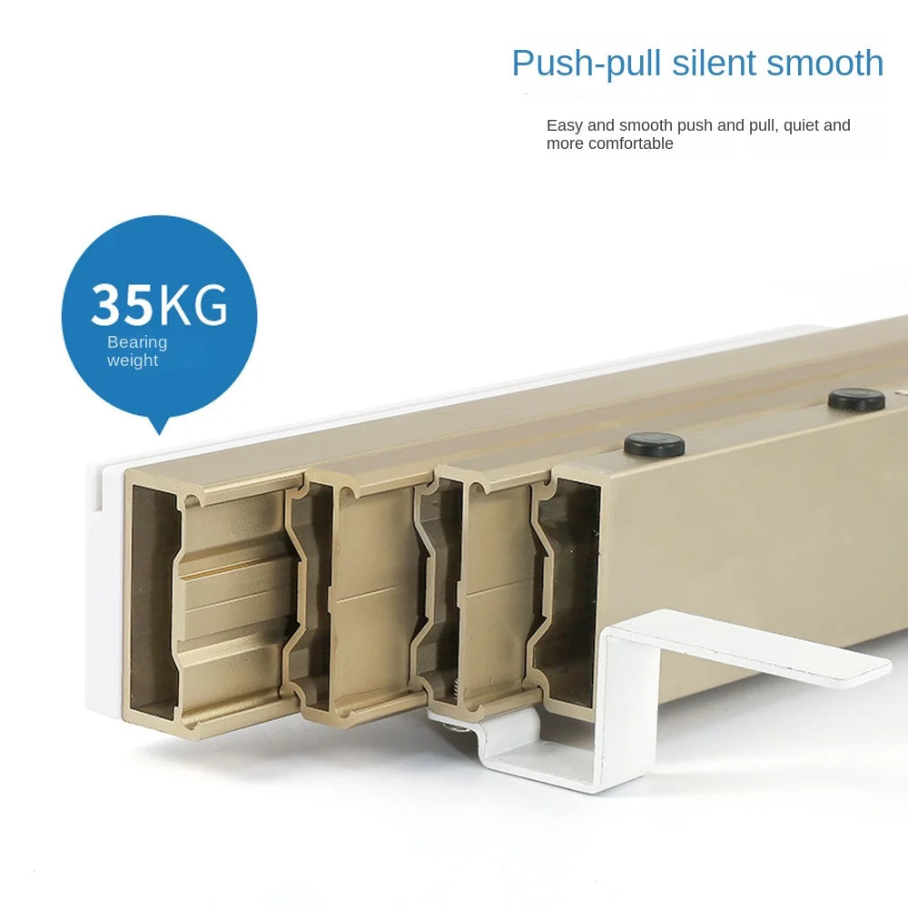 Telescopic Folding Guide Rail  Multifunctional Flat Push  Multi Section Pull-Out Cabinet  Dining Table  Drawer Slide Rail