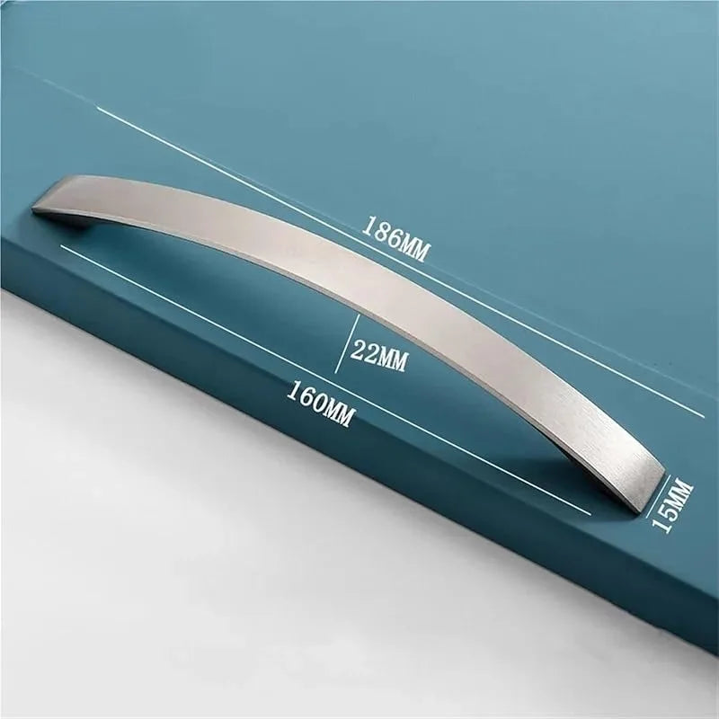 4PCS Cabinet Handles Knobs Aluminum Alloy Door Kitchen Knobs Cabinet Pulls Drawer Furniture Handle Hardware