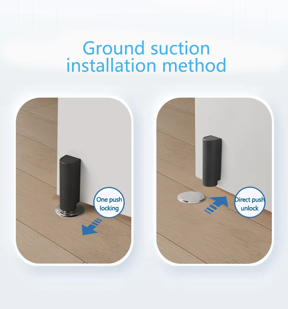 Magnetic door stopper, wall protector, bumper, door stopper, door seat, home decoration, hidden door stopper furniture hardware