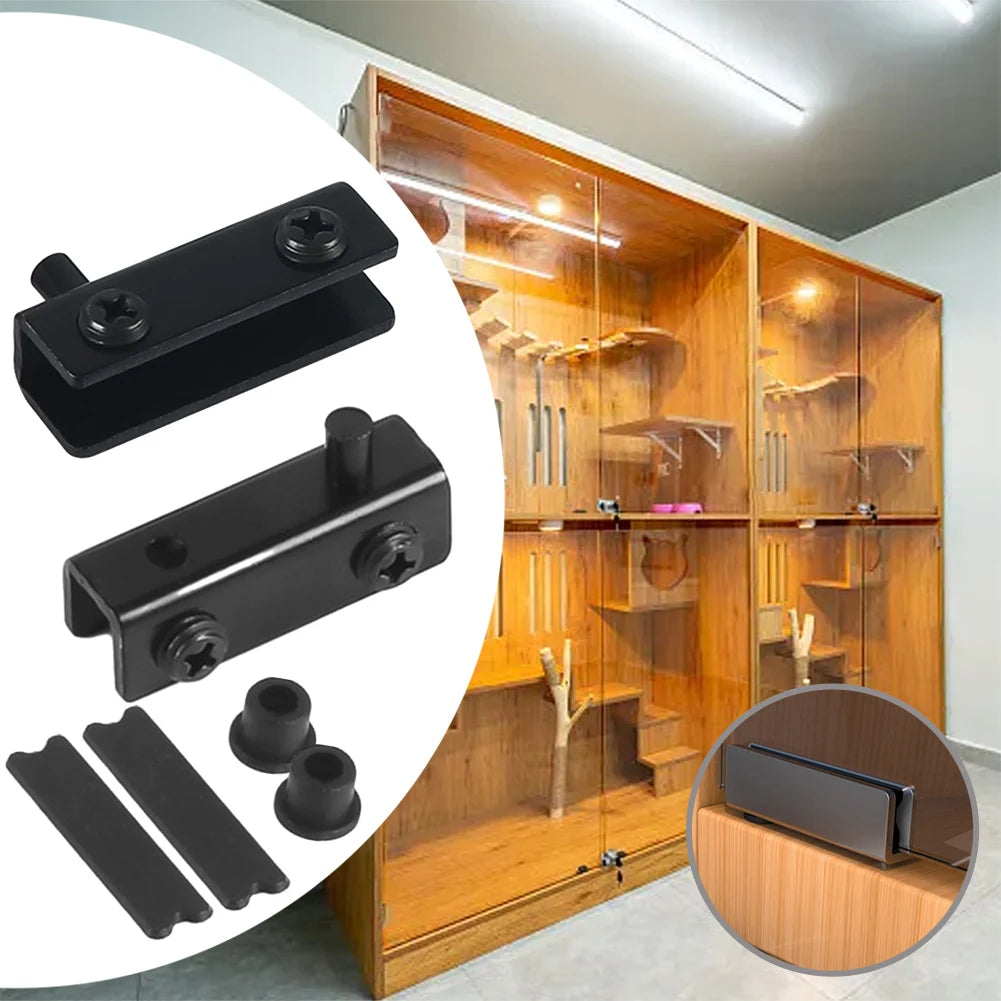 Innovative No Drill Stainless Steel Hinges Designed Specifically For A Range Of Glass Door Applications Including Cabinets