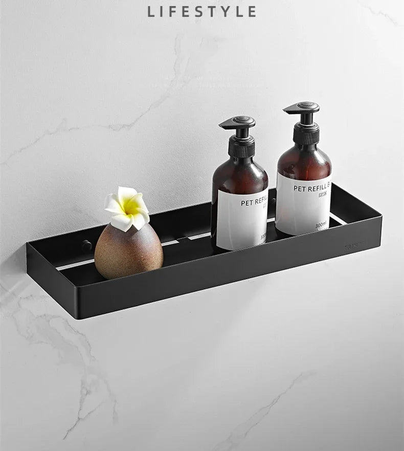 Bathroom Accessories Stainless Steel Bathroom Storage Rack Shower Storage Rack Bathroom Shelves  Bathroom Organizer  Wall Shelf