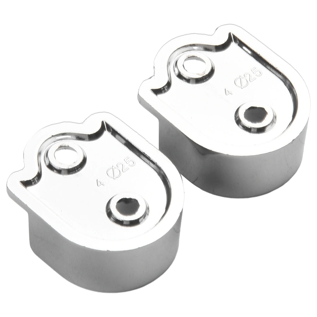 Wardrobe Rail Hanger Rod Socket Support Tube Round End Bracket Holder Heavy Duty U Shaped Rod Socket Home Hardware Accessories
