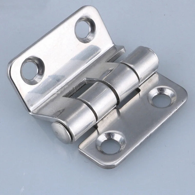 Cast Door Butt Hinges Four-section Stainless Steel Precision Casting Hinge For Yacht Furniture Doors Accessories