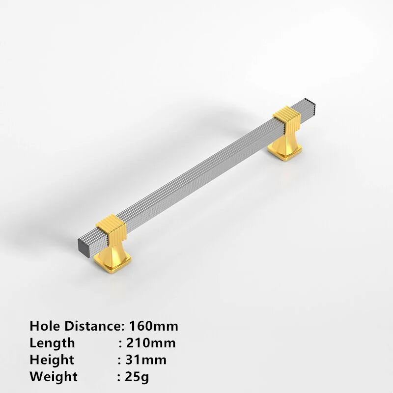 Handles Drawer Cabinet Furniture Kitchen Handles for Cabinet Knob Door Drawer Furniture Kitchen Knob Modern Simple Light Luxury