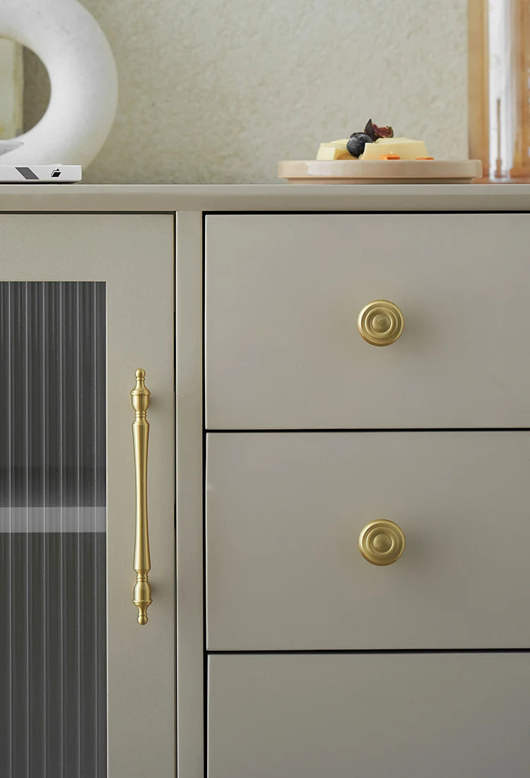 Modern /Solid Brass Furniture Handles for Cabinets and Drawers  Wardrobe Dresser Cupboard / Bedroom Drawers Knobs and Handles