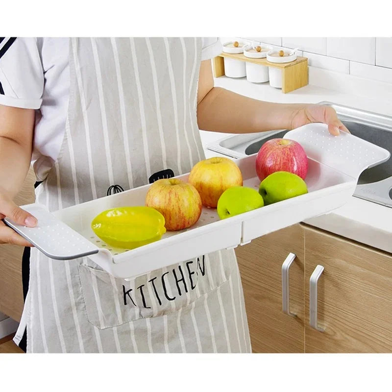 Bathroom Tray, Shower Caddy, Bamboo Bath Tub Rack, Towel Book Holder, Storage Organizer Accessories, Extendable Bathtub Shelf
