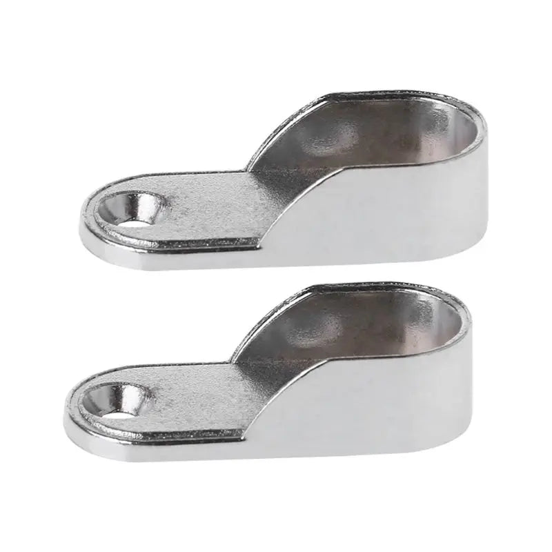 2025 New 2pcs Wardrobe Clothes Tube Support Closet Rod Pole End Bracket Thickening Holder