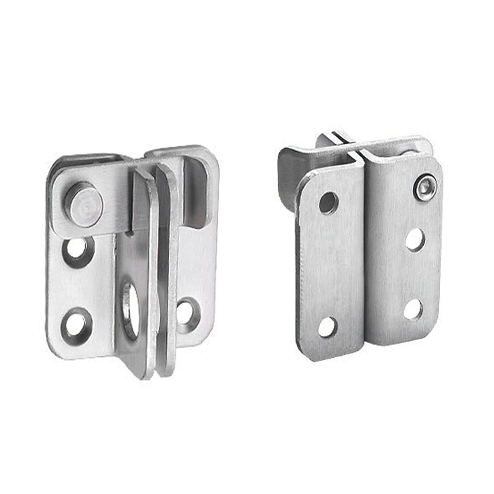 Door Bolts Buckles with Screw Stainless Steel Latch Hasp Door Locks Security Door Locks for Bedroom Drawer Window