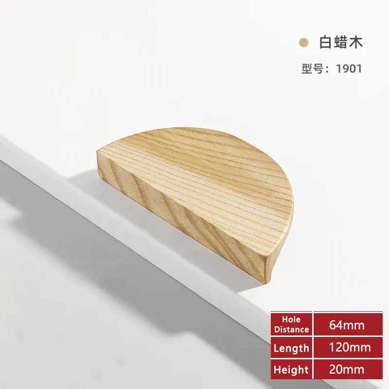 Wooden Cabinet Handles for Furniture Drawer Knobs Kitchen Cupboard Handles Wardrobe Door Knob and Handle Furniture Hardware