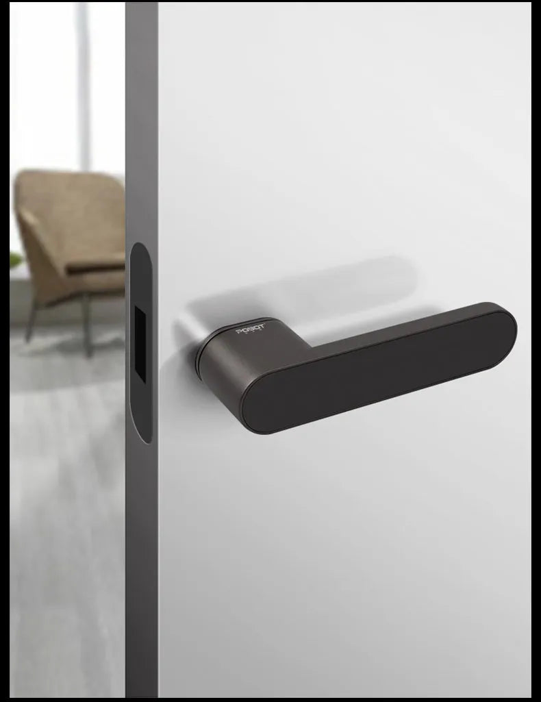 2023 New Ecological Door Lock Indoor Magnetic Suction Silent Minimalist Door Lock Bedroom Door Lock Modern Simple Door Handle