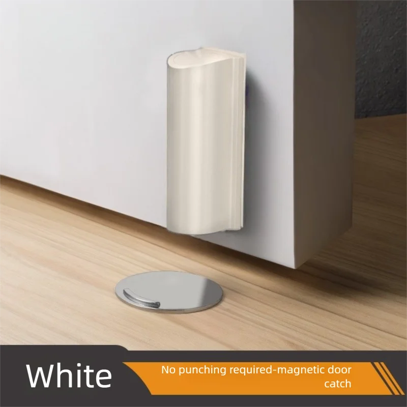 Magnetic Door Stopper -Avoiding Door Damage, Prevents Door Slamming Protects Walls For All Door Materials, Door Hardware