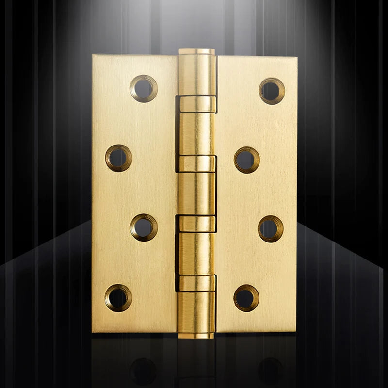 stainless steel Mute Hinge Room Door 4 Inch Bearings Hinges 3mm Thick Heavy Doors Strong Load Bearing Gemel Furniture Hardware