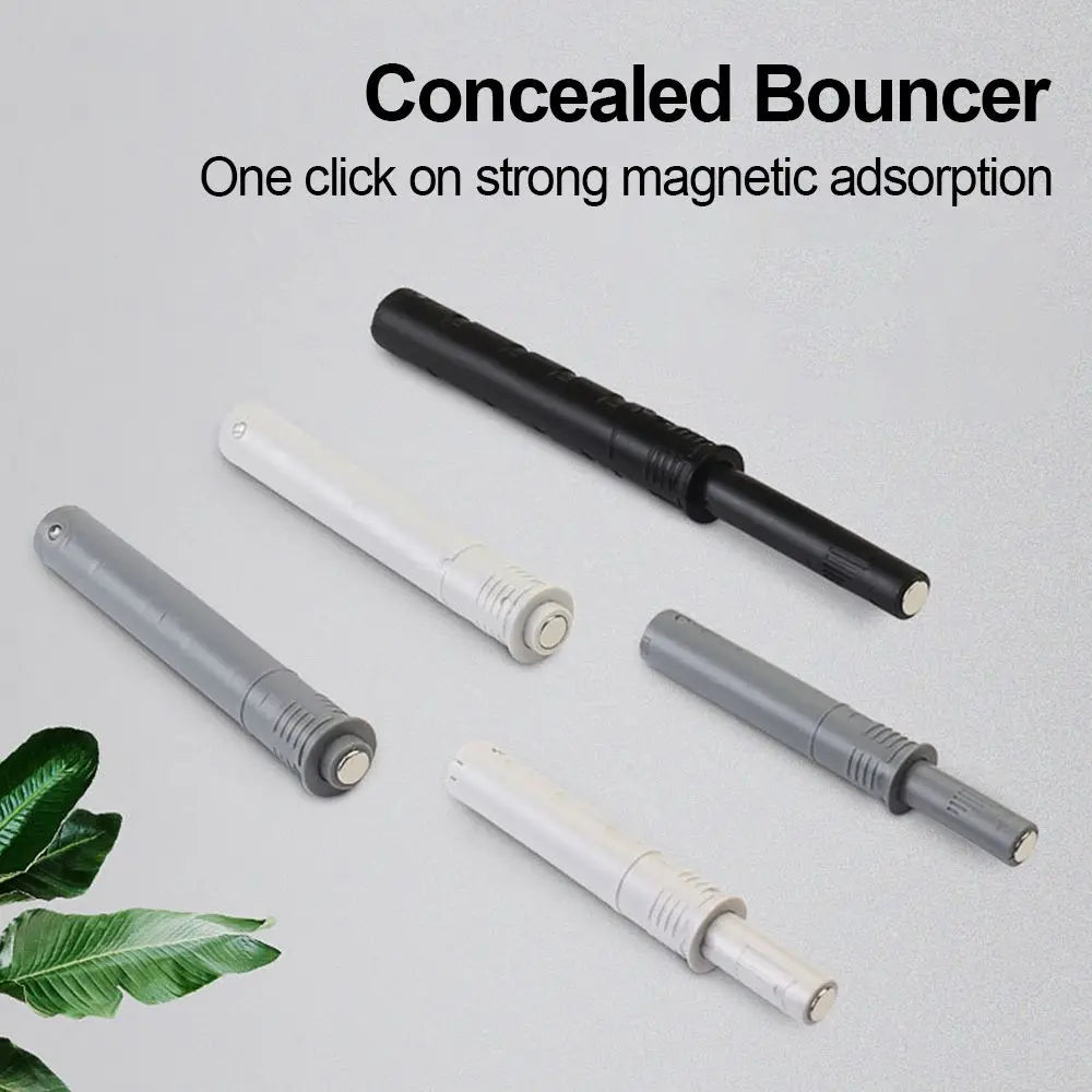 5Pcs Furniture Door Stopper Soft Quiet Close Closer Concealed Cabinet Rebounder Dampers Buffers for Kitchen Cabinet Drawer