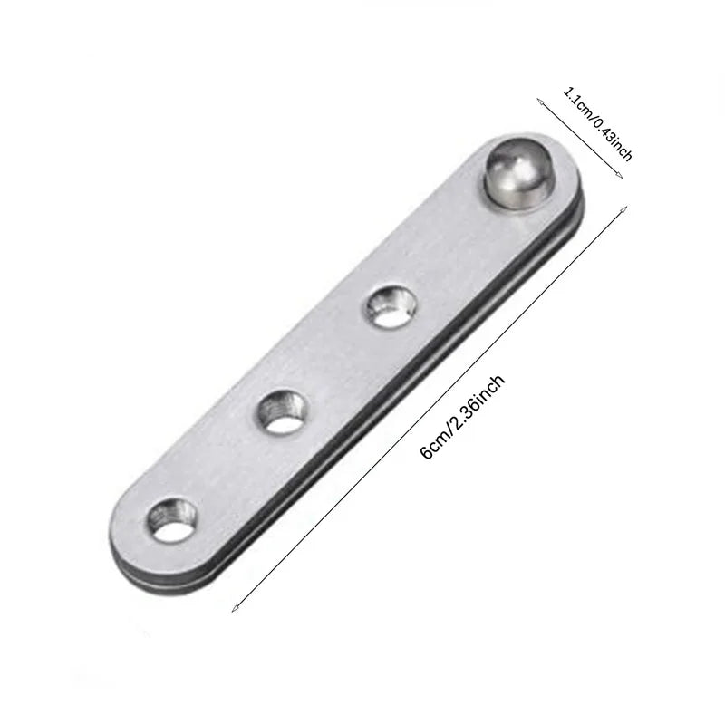 Stainless Steel Doors Hinges Under 360 Degree Rotating Shaft Rotation Hinge Positioning Concealed Cabinet Hinge