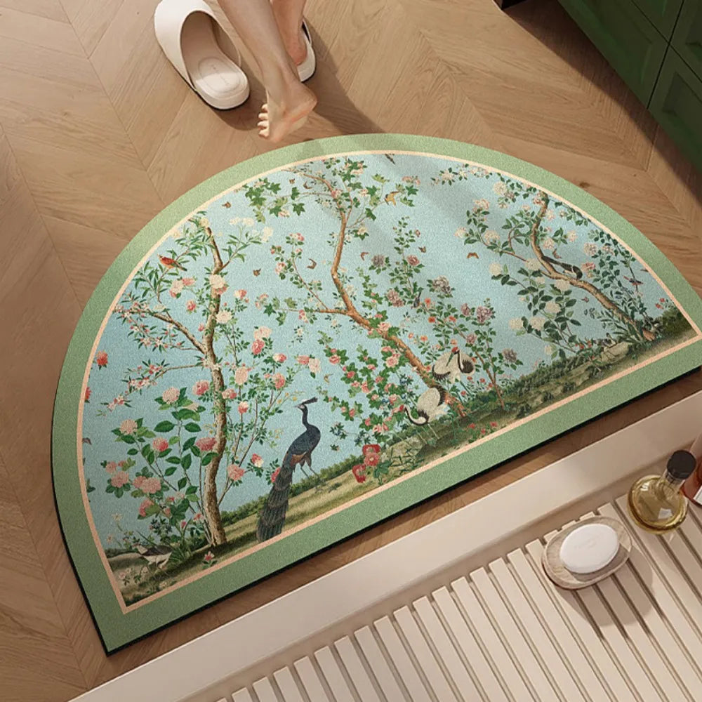 VIKAMA Bathroom Mat Anti-Slip Absorbent Bathroom Mat Quick-Drying Easy-Clean Mat for Bathroom Entrance bathroom