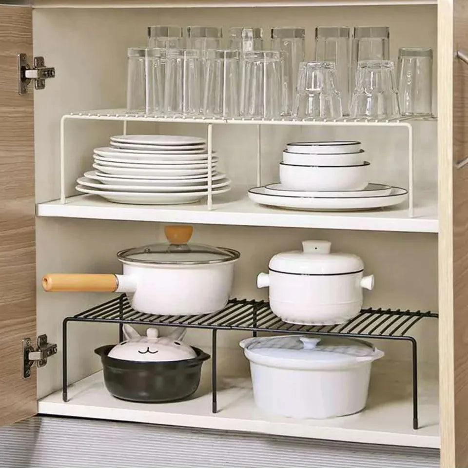 Expandable Shelves Kitchen Storage Rack Shelf Freestanding Spice Organizer Useful Things for Kitchen Household Acceesories Home