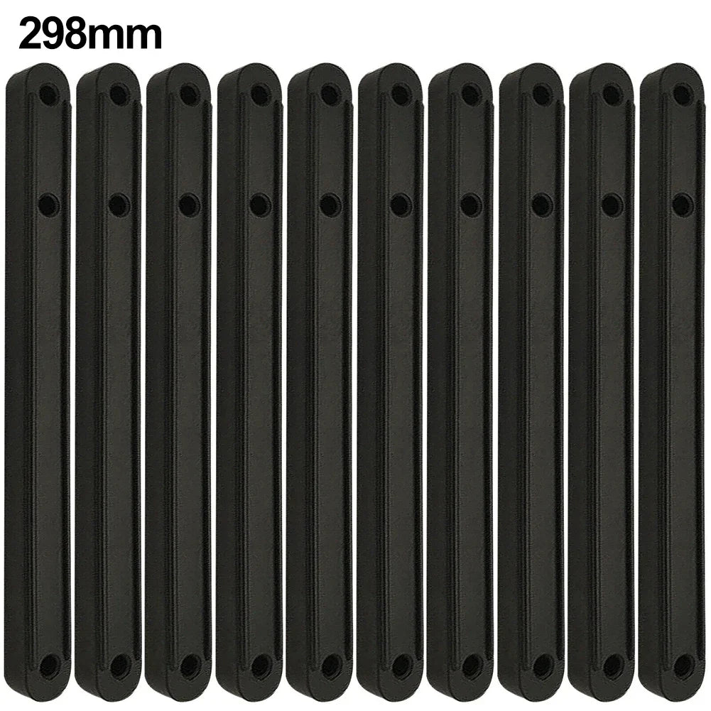 10Pcs Draw Rail Plastic Drawer Slides 180/235/298mm Draw Runners Replacement Drawer Runners Wardrobe Guide Rail Skidway
