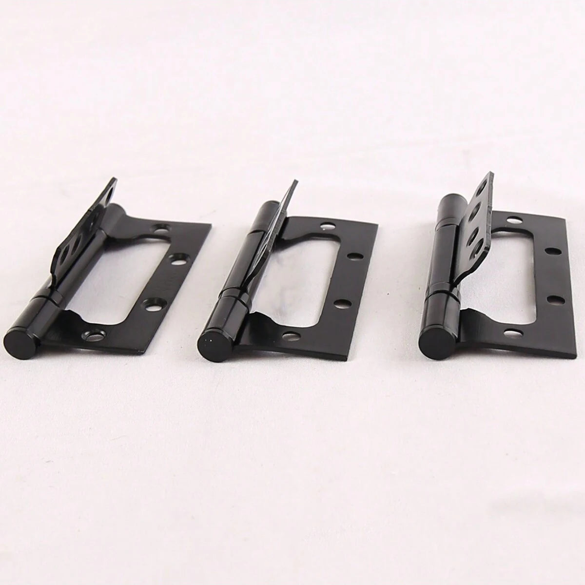 3 pieces black 304 stainless steel door with silent hinges, specifications 4*3*2.5 hinge