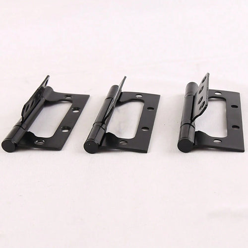 3 pieces black 304 stainless steel door with silent hinges, specifications 4*3*2.5 hinge