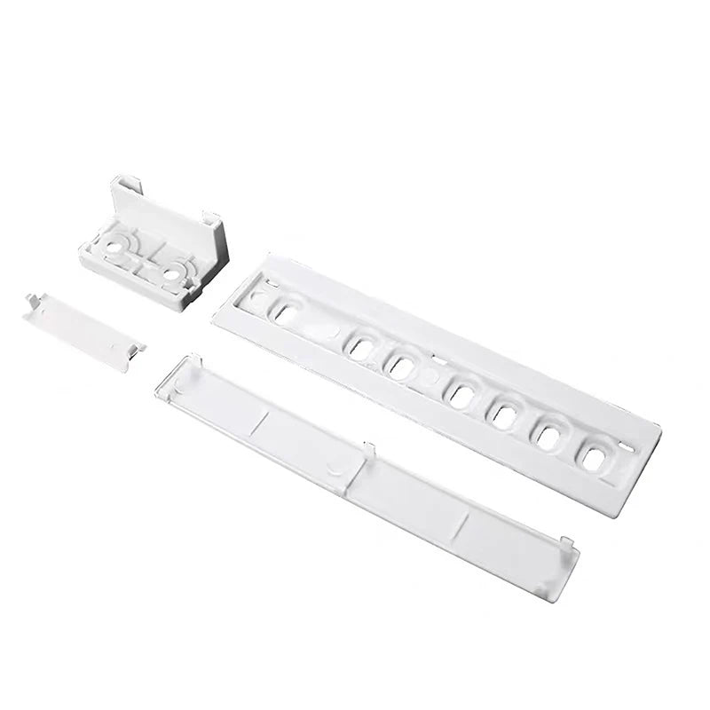 Refrigerator Slide Rail 1Set Embedded Fridge Door Mounting Kit Sliding Guide Rail With Installation Tool For Easy Movement