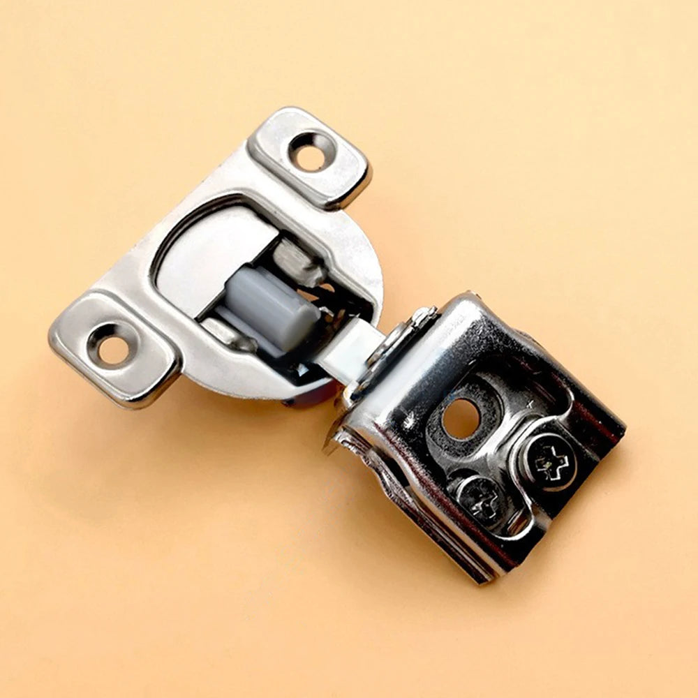 2Pcs Soft Closing Cabinet Hinge Overlay Self Slow Close Door Hinges for Kitchen Cabinets Face Frame Concealed Hinges Door Damper