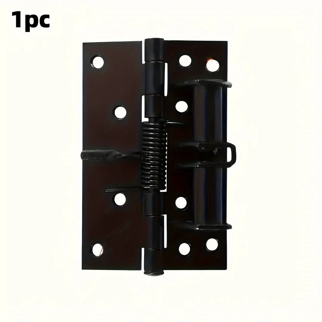 Self Closing Spring Door Hinge Mute 4 Inch Cabinet Door Hinge Invisible Automatic Door Closer Hinge Anti-Rust Household Hardware