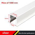 Sliding Door Track Slideway Solid Wood Folding Sliding Door Sliding Rail Hanging Rail Slow Lifting Wheel Hanging Door Guide Rail