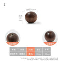 Walnut and Brass Furniture Handles Modern Simple Style Wood Cabinet Knobs and Handles Anti-cracking and Anti-oxidation