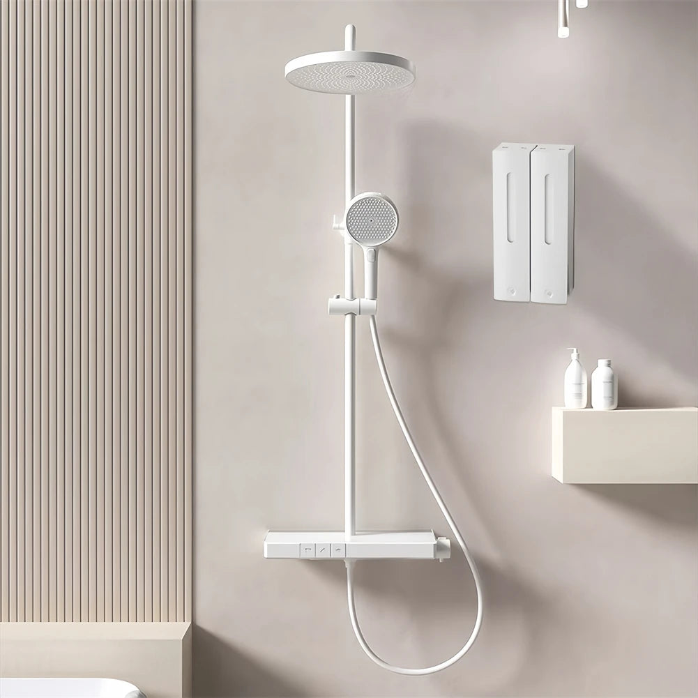 Bathroom Organization Bathroom Dispenser 265x135x65mm Easy Installation Method Upgraded Anti-slip Button Public Place Use