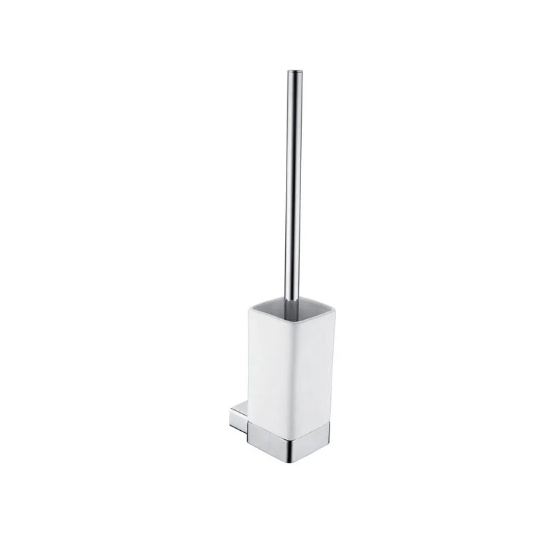 Aluminum Bathroom Accessories Sets Roll Paper Holder Toilet Brush Holder Ceramic Holder Towel Bar Towel Holder Robe Hook Anodize