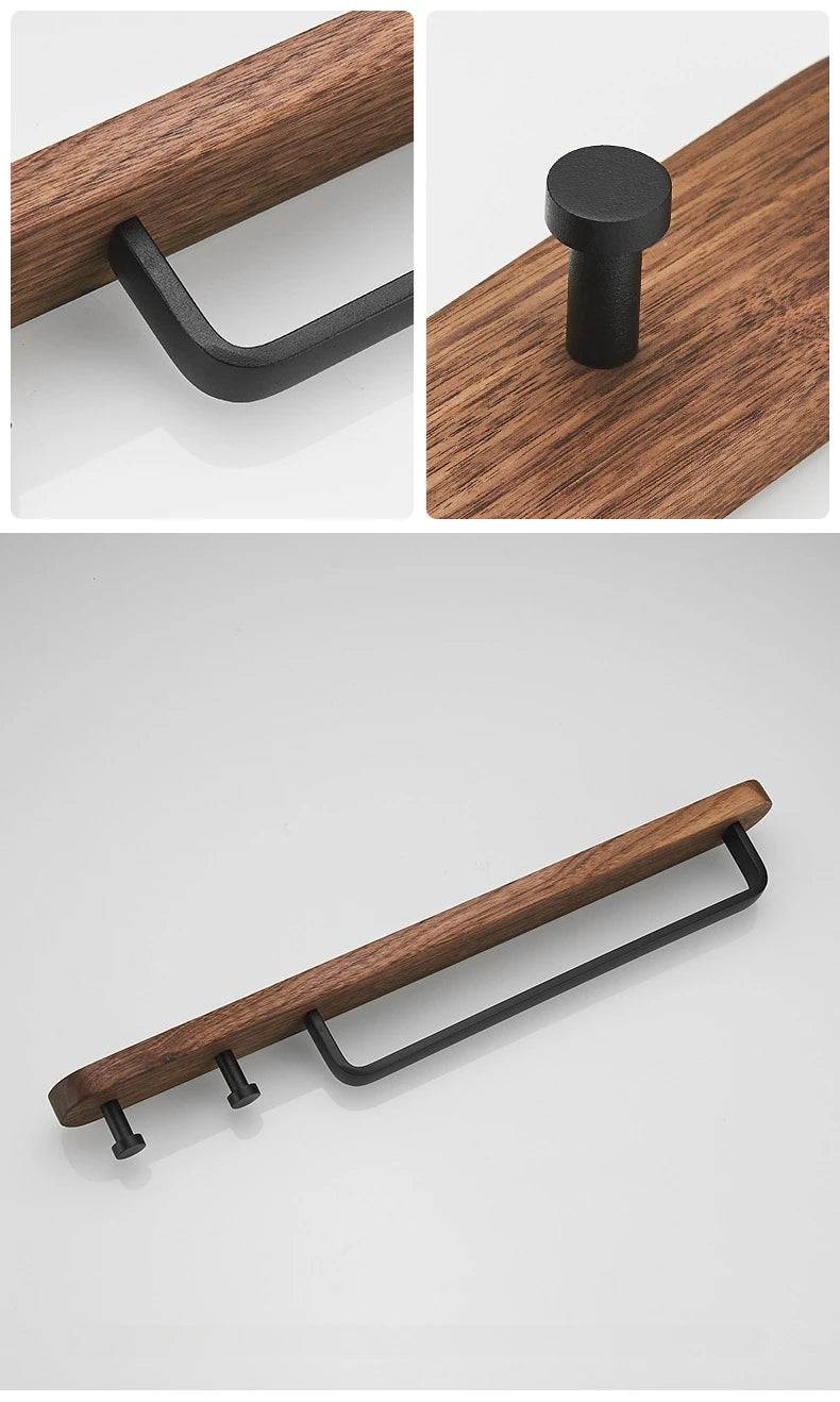 Bathroom Towel Holder  Wall Mounted Towel Rack Shower Room Holder Towel Bar Hanger Toilet shelf Bathroom Accessories